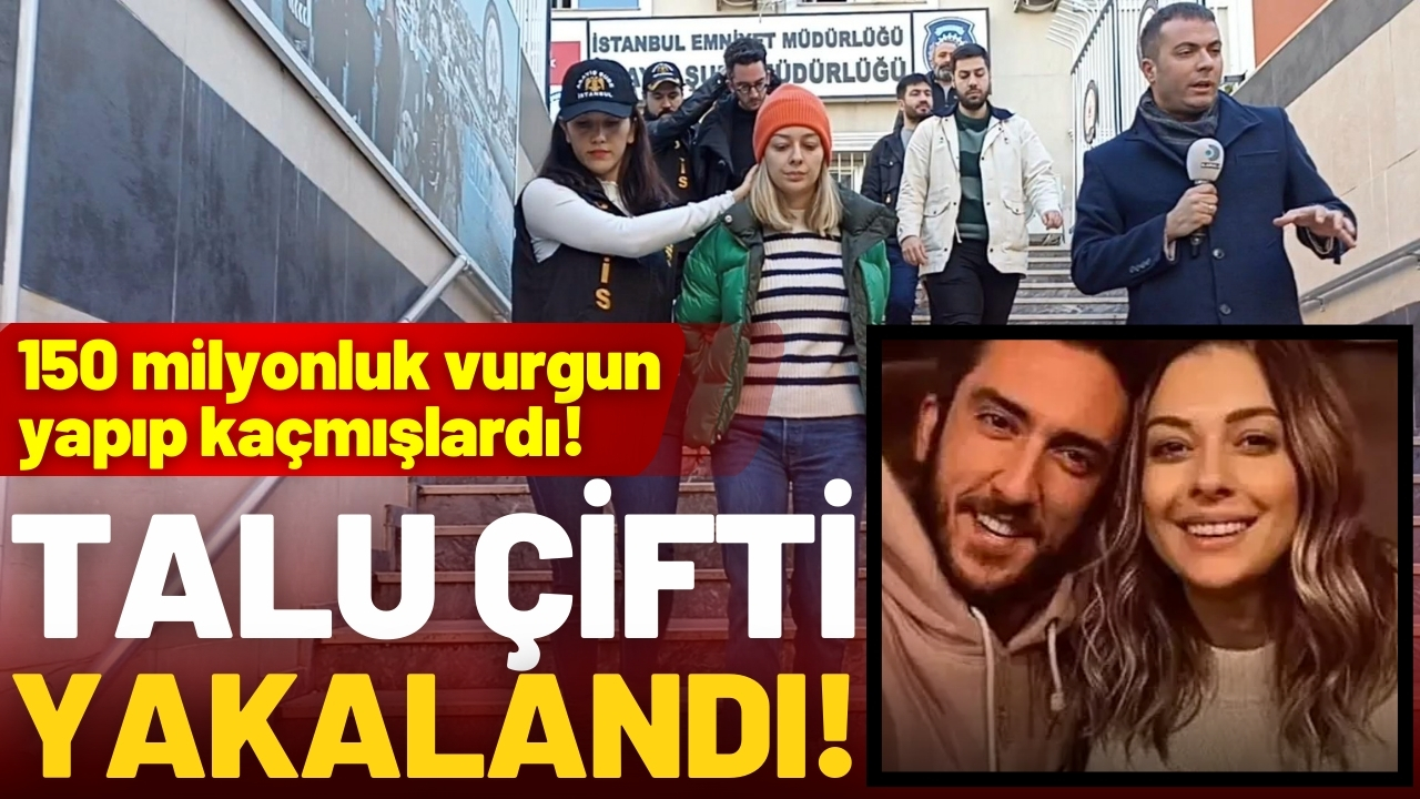 Talu çifti Sabiha Gökçen Havalimanı'nda yakalandı!