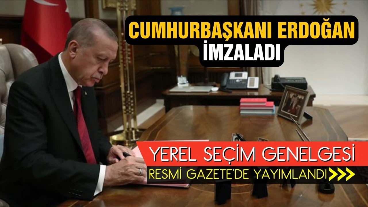 Yerel seçim genelgesi Resmi Gazete'de yayımlandı