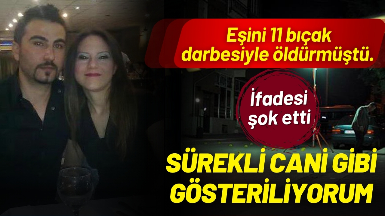 Eşini 11 bıçak darbesiyle öldüren sanık: Sürekli cani gibi gösteriliyorum