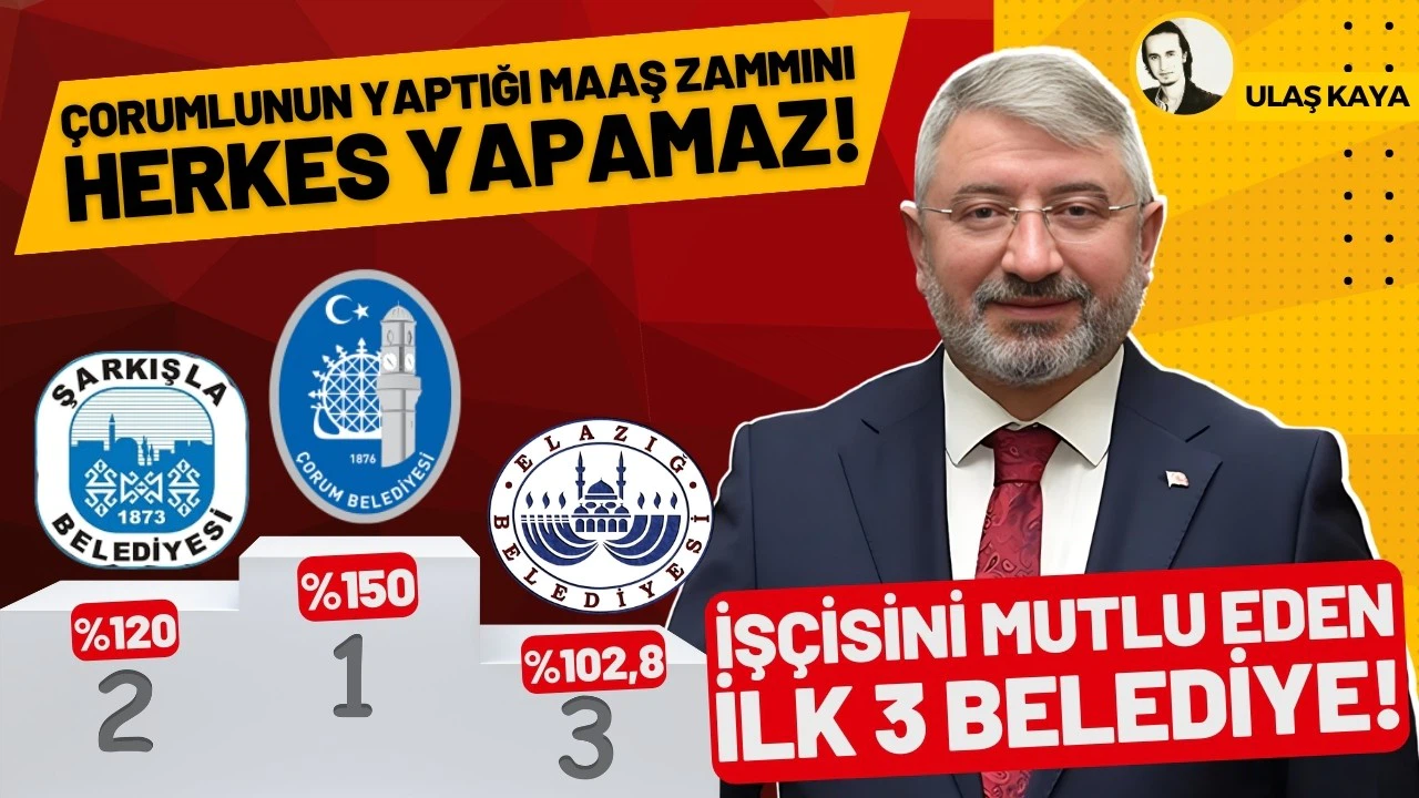 Çorumlunun yaptığı maaş zammını herkes yapamaz
