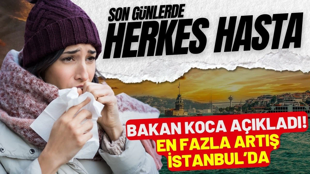 Bakan Koca'dan artan solunum yolu enfeksiyonlarına ilişkin açıklamalar!