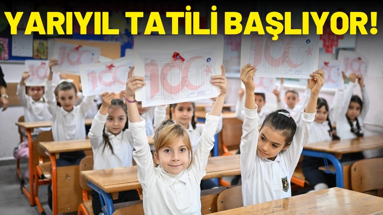 Yarıyıl tatili başlıyor