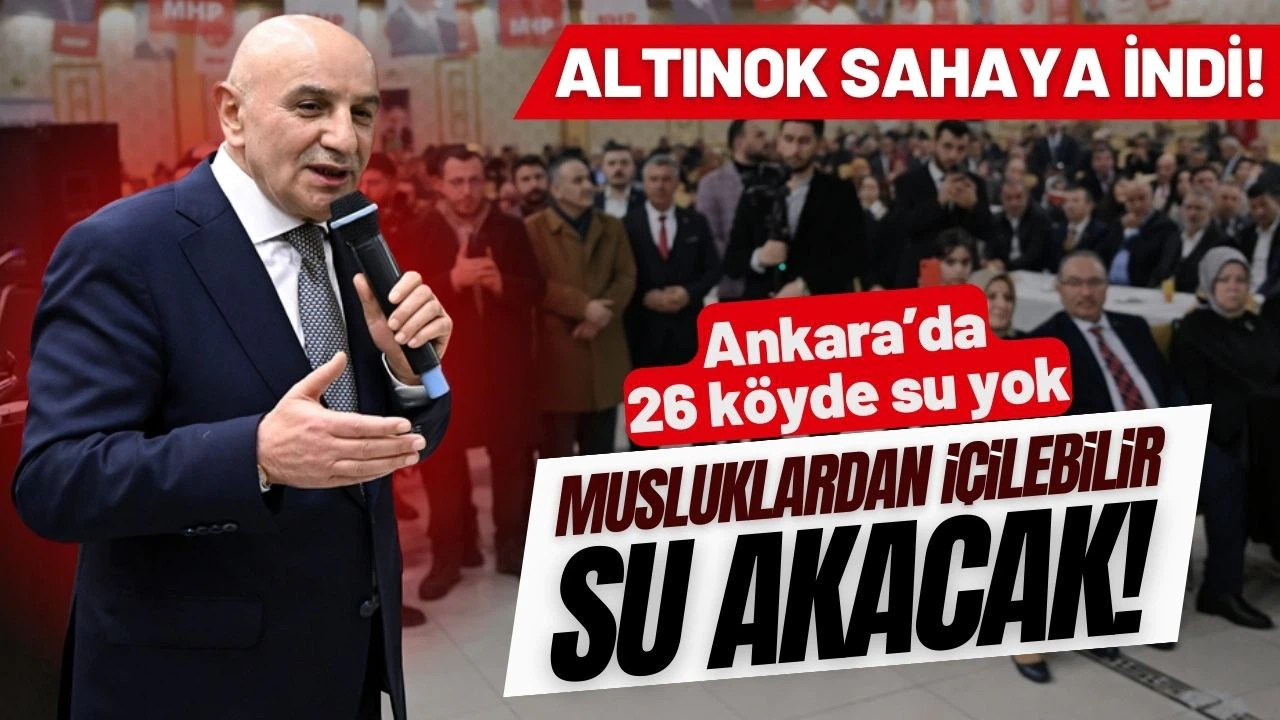Altınok: Musluklardan içilecek su akacak