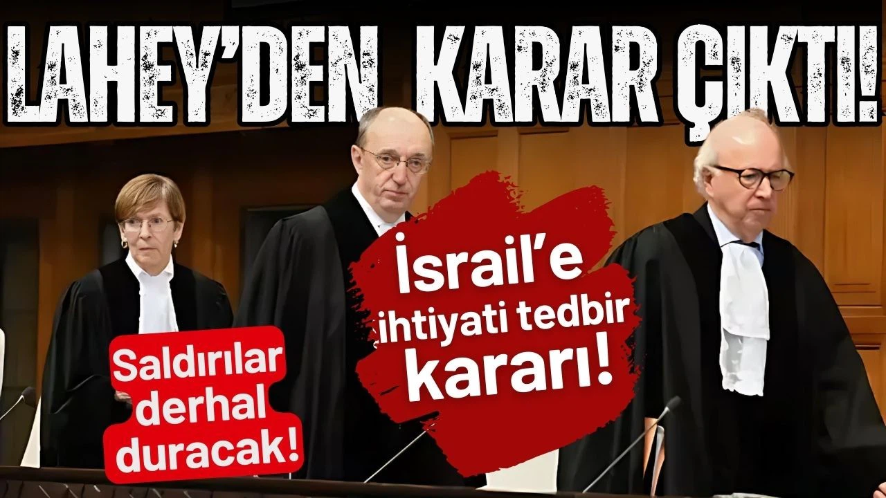 İsrail'e soykırım davasında Lahey'de karar açıklandı!