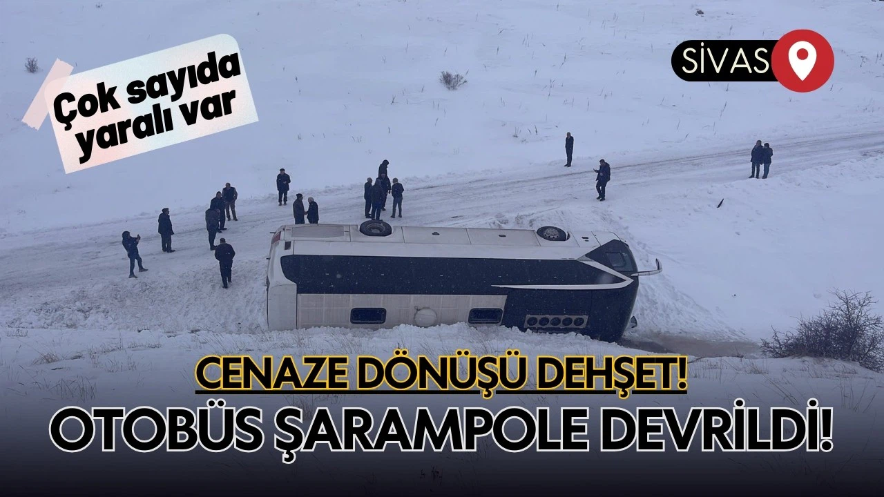 Cenaze dönüşü dehşeti yaşadılar: Çok sayıda yaralı!
