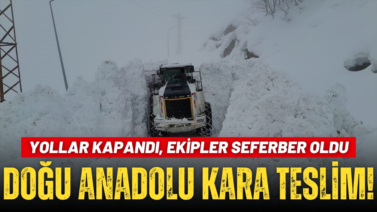 Doğu Anadolu kara teslim!
