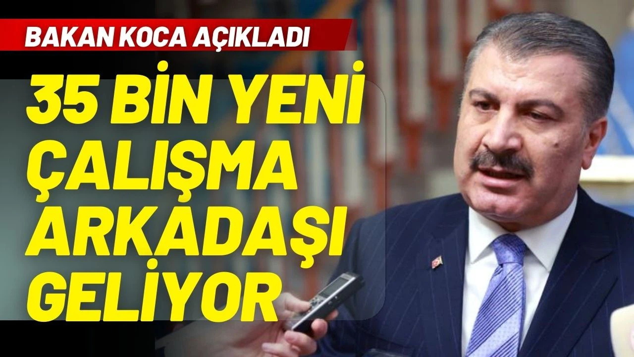 Sağlık Bakanı Koca'dan, kamuya sağlık personeli alımı açıklaması