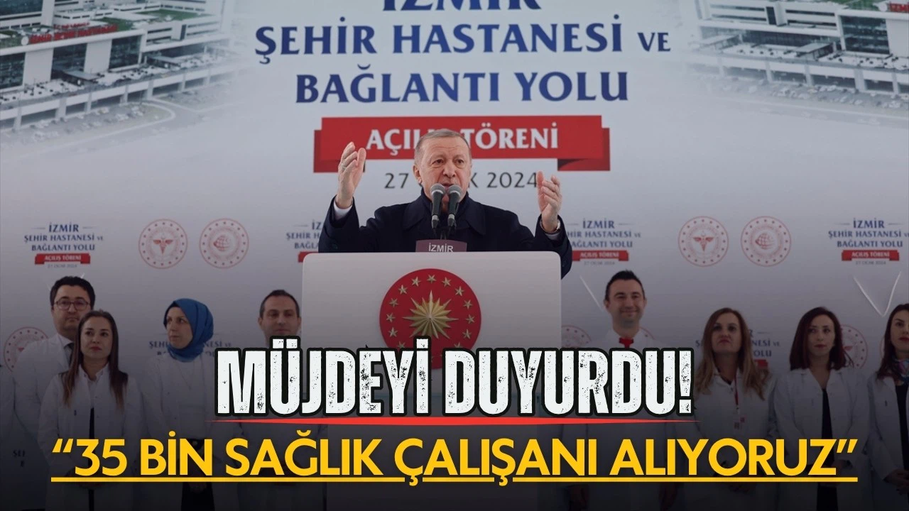 Erdoğan açılışı gerçekleştirdi: Müjdeyi duyurdu!