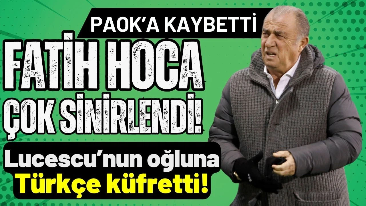 Panathinaikos, zirvede yara aldı, Terim sinirlerine hakim olmadı!