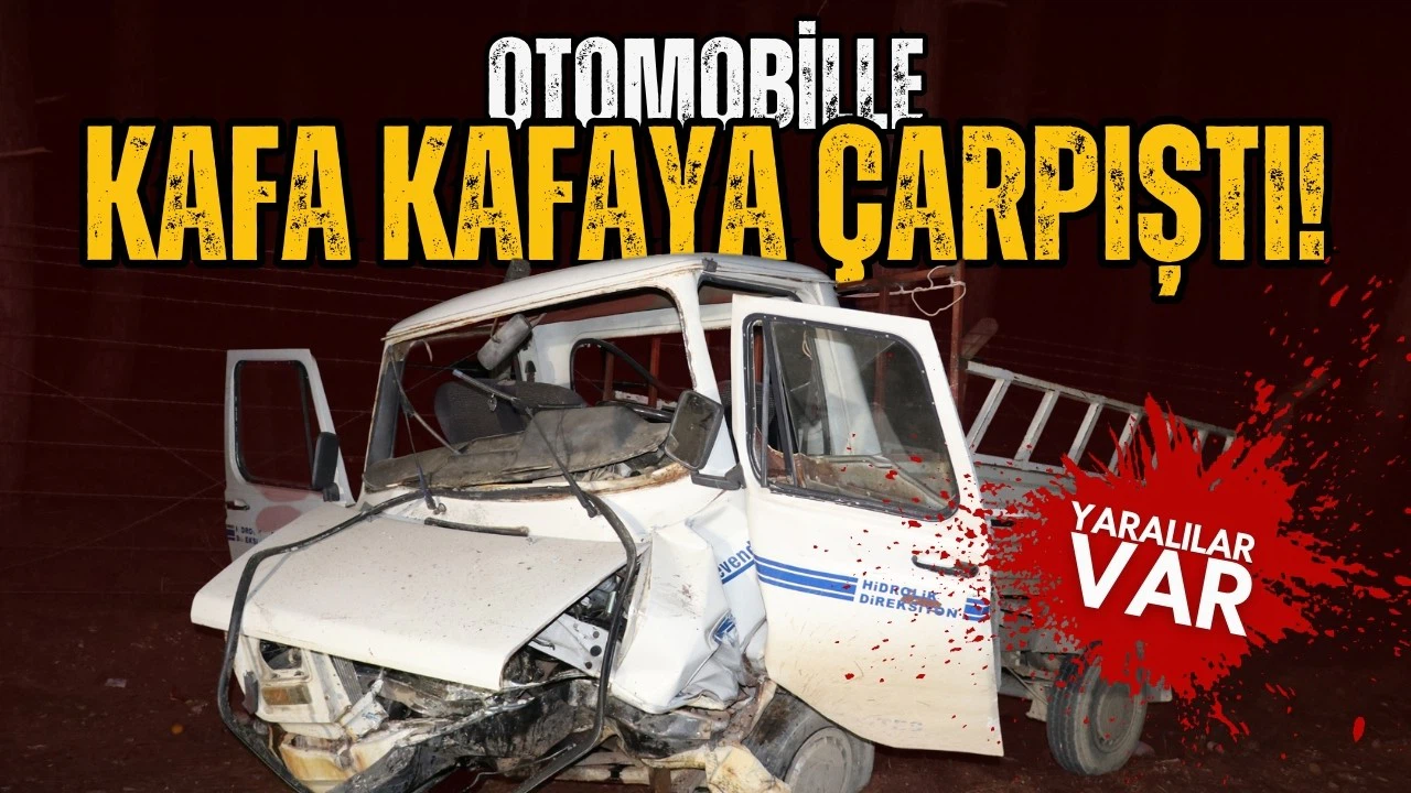 Otomobil ile kamyonet kafa kafaya çarpıştı: 1 ölü, 2 yaralı