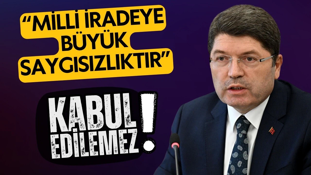 Yılmaz Tunç: Bekir Bozdağ'a yönelik hareket kabul edilemez