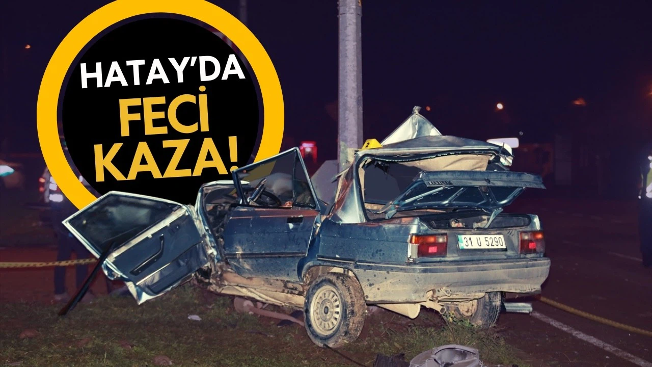 Direğe çarptı: Feci şekilde can verdi!