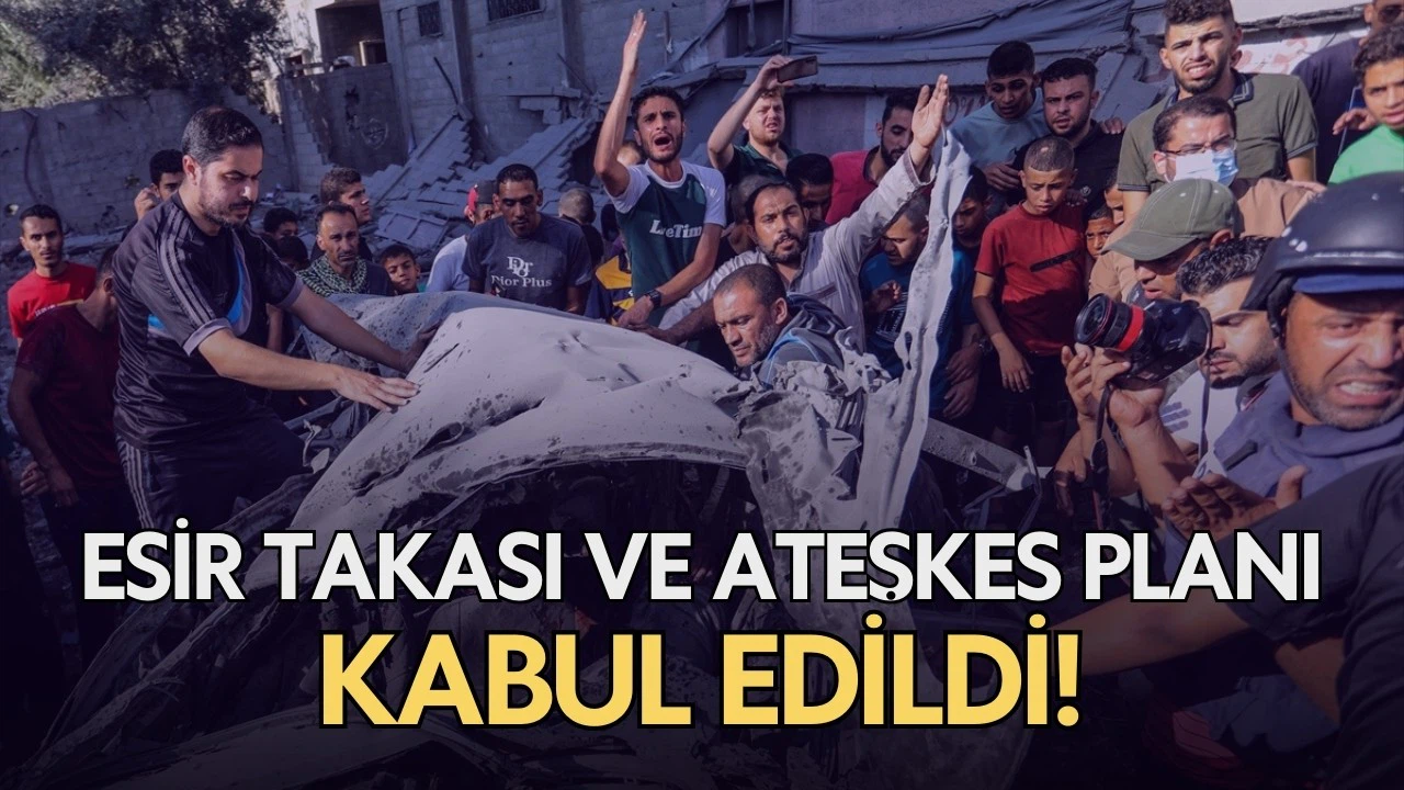 Hamas, esir takası ve ateşkes planını kabul etti
