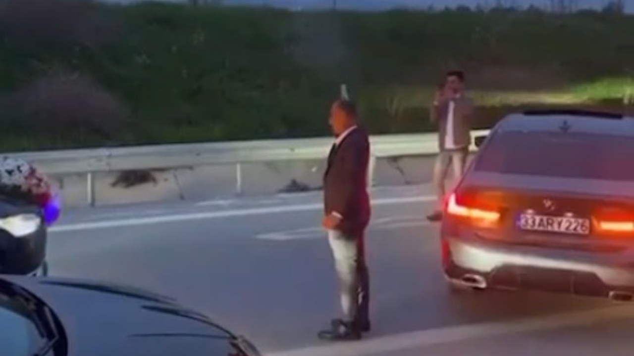 Düğün konvoyunda havaya ateş açtı; tutuklandı