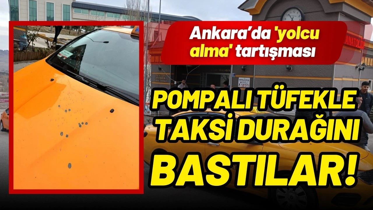 Ankara'da taksi durakları arasında 'yolcu alma' tartışması: 1 yaralı
