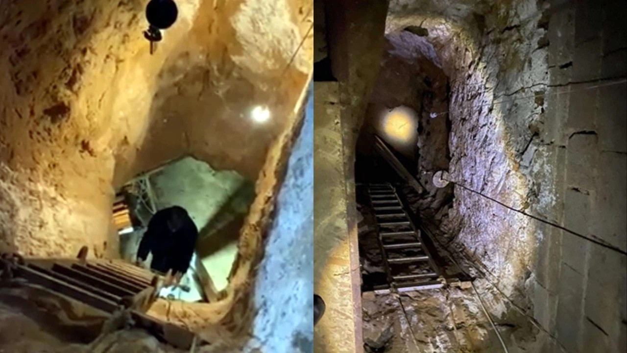 Evin altına 40 metrelik kuyu açıp define aradılar