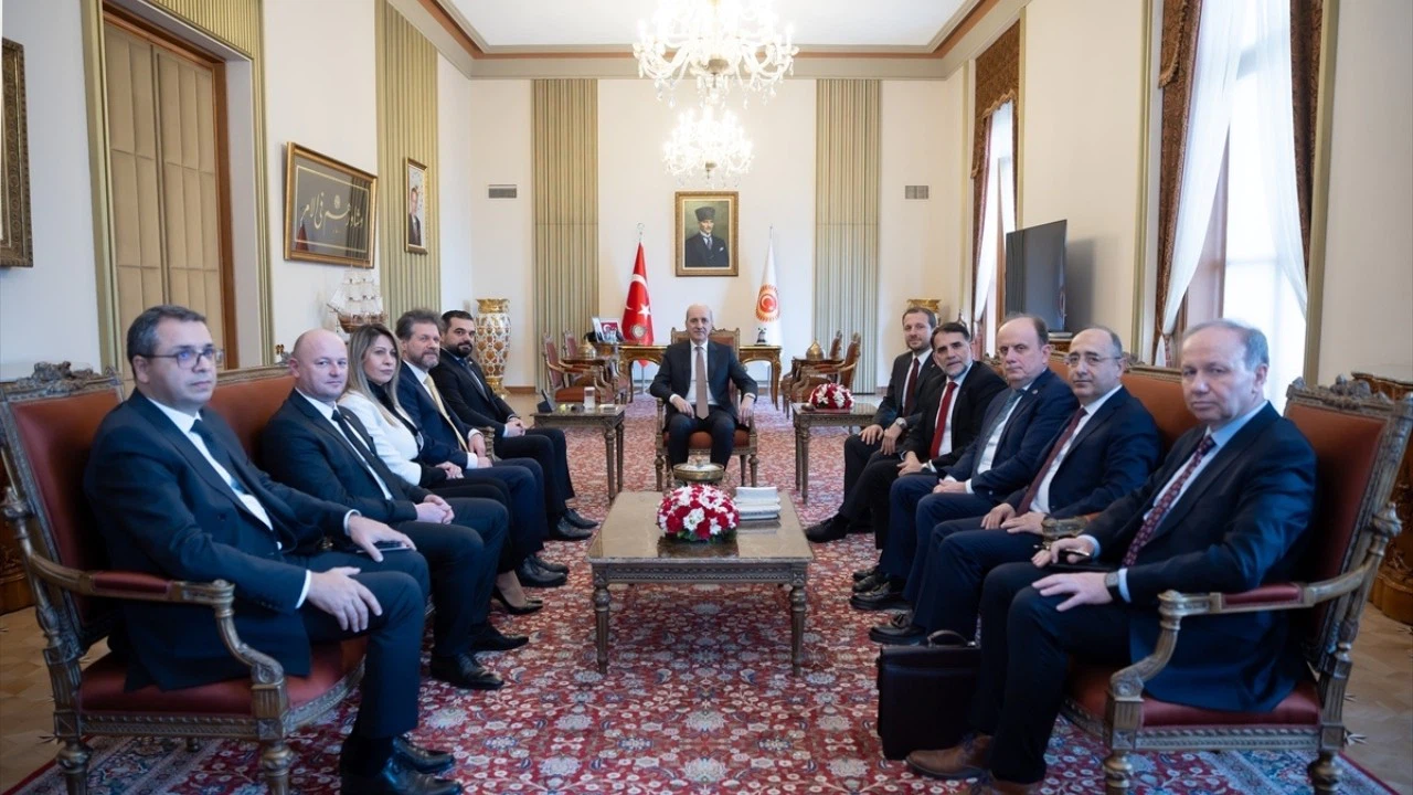 Kurtulmuş, Makedonya Adalet Bakanını kabul etti!