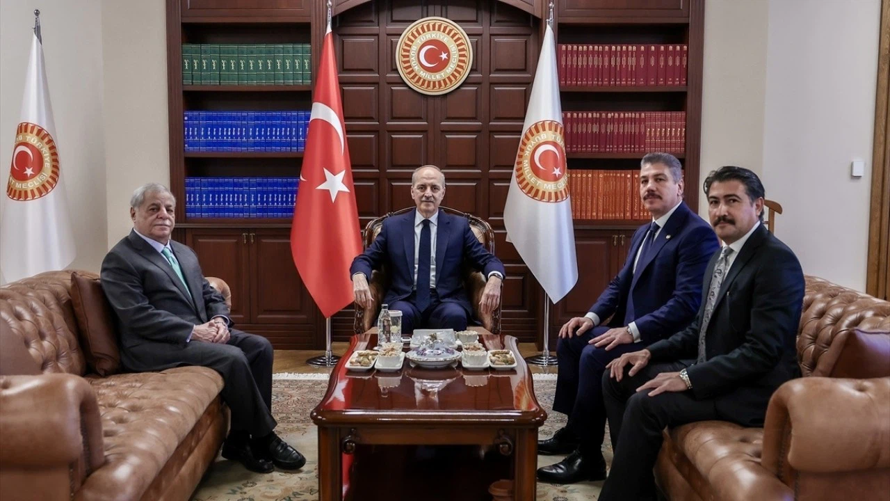 Kurtulmuş, eski Ürdün Başkanı’nı kabul etti!