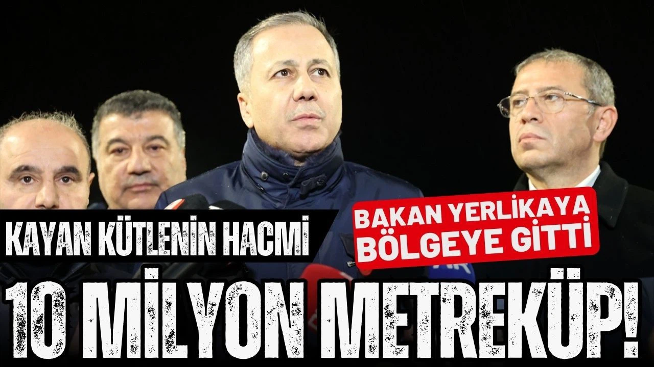 Bakan Yerlikaya bölgeye gitti!