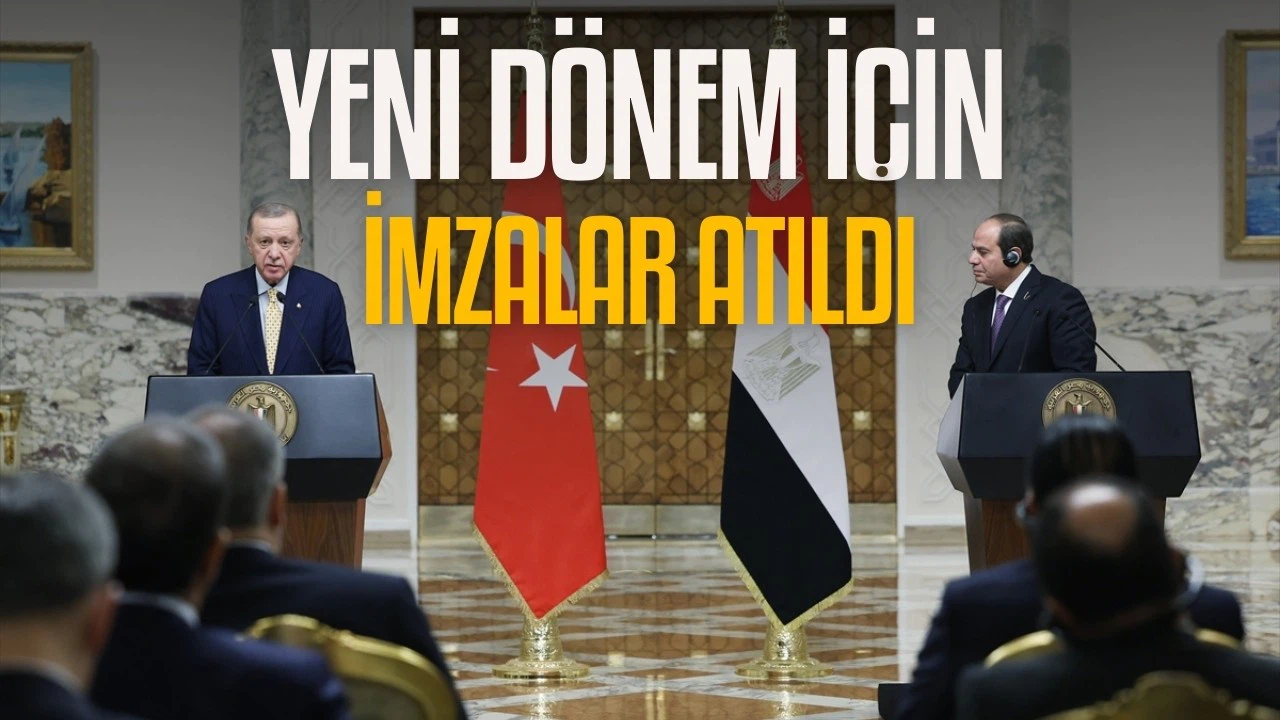 Türkiye ile Mısır arasında tarihi zirve!