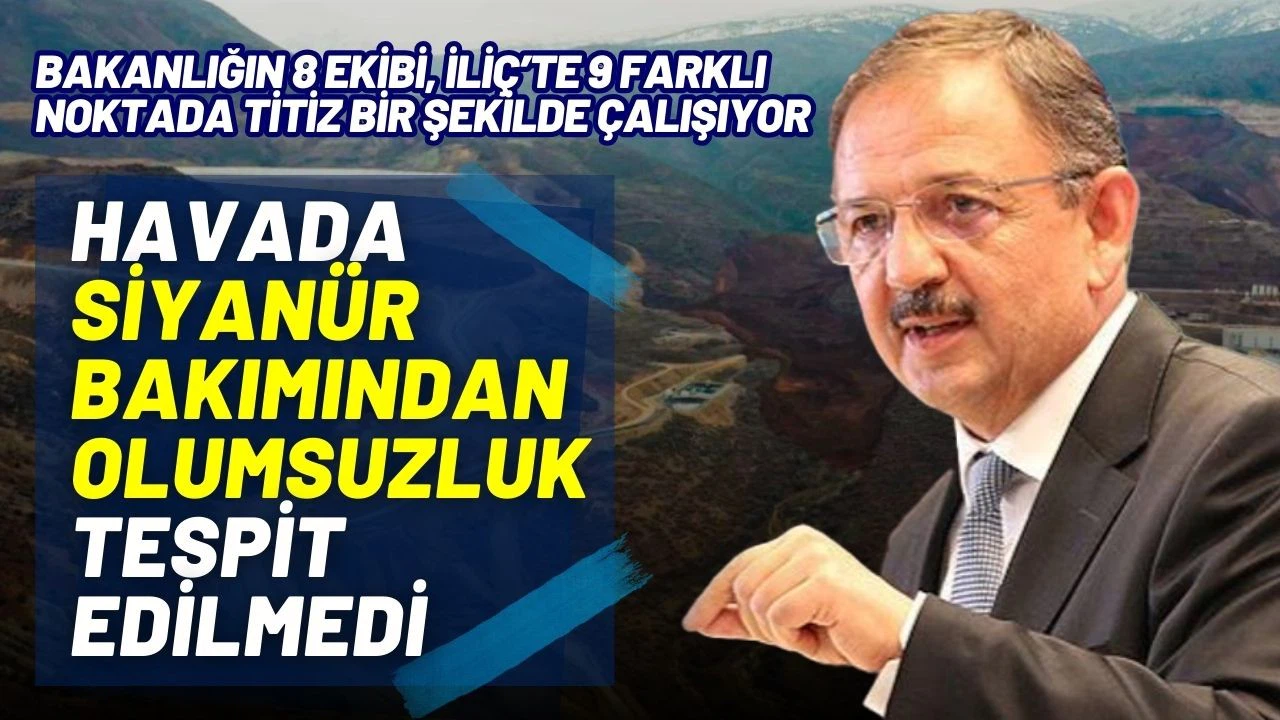 İliç maden sahasındaki çalışmalar sürüyor