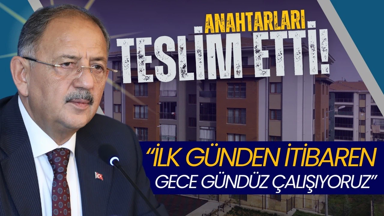 Adana'da 1589 konut, hak sahiplerine teslim edildi