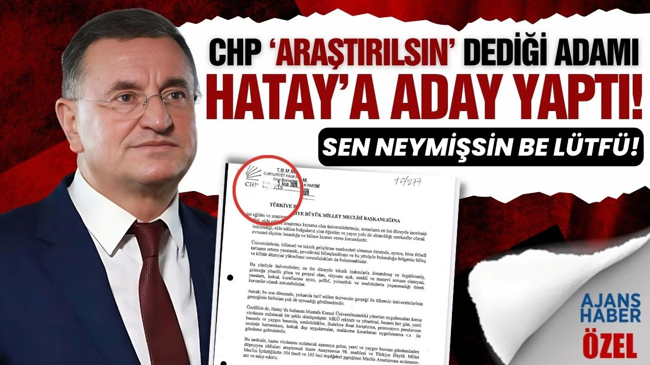 CHP’li 23 milletvekilinden Lütfü Savaş’a “fişleme” suçlaması!