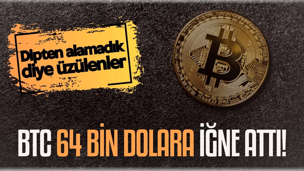 Bitcoin 64 bin dolara iğne attı! Boğa yaklaşıyor mu?