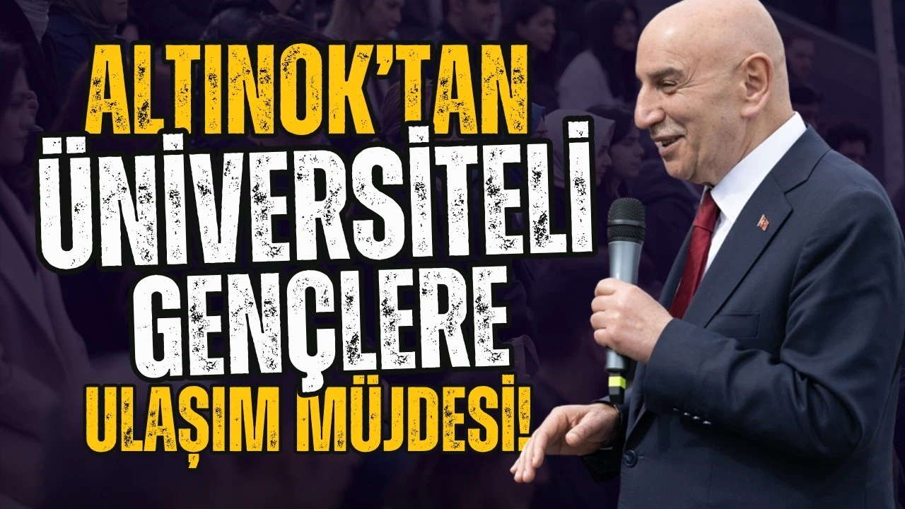 Turgut Altınok'tan üniversiteli gençlere müjde!