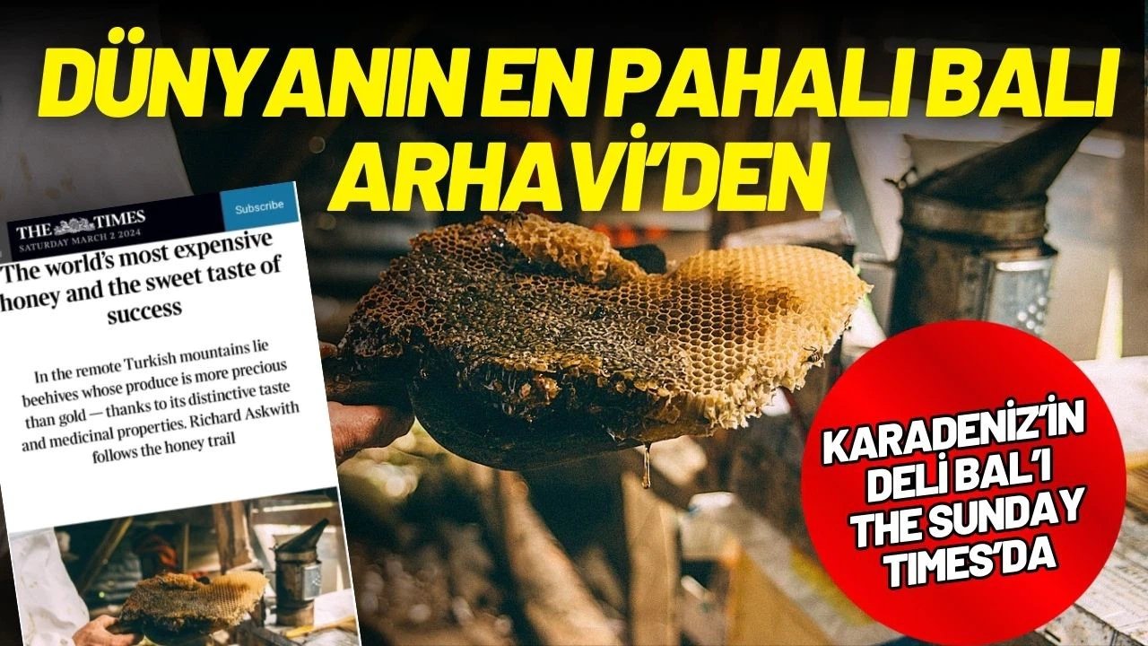 Dünyanın en pahalı balı Arhavi'den