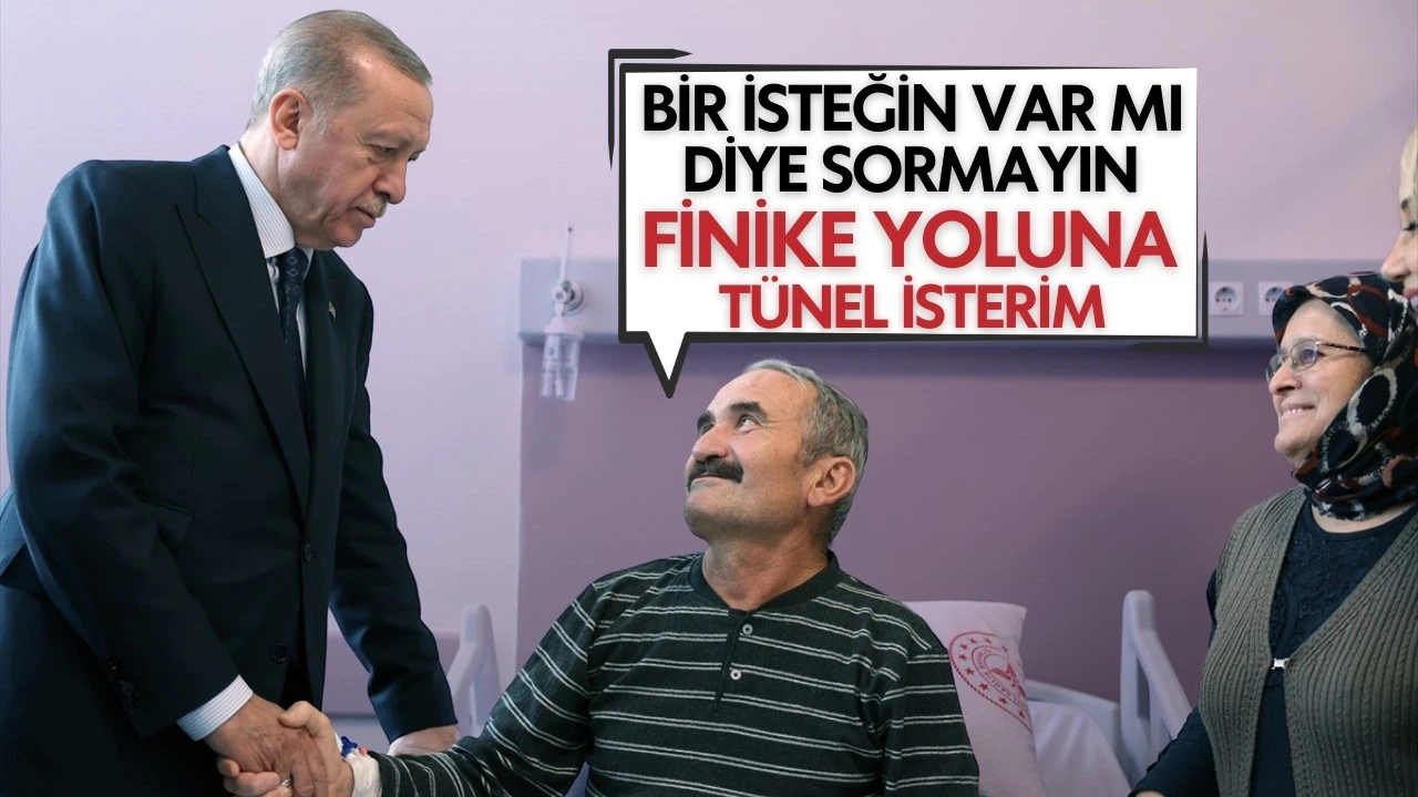 Erdoğan ile vatandaş arasında gülümseten diyalog
