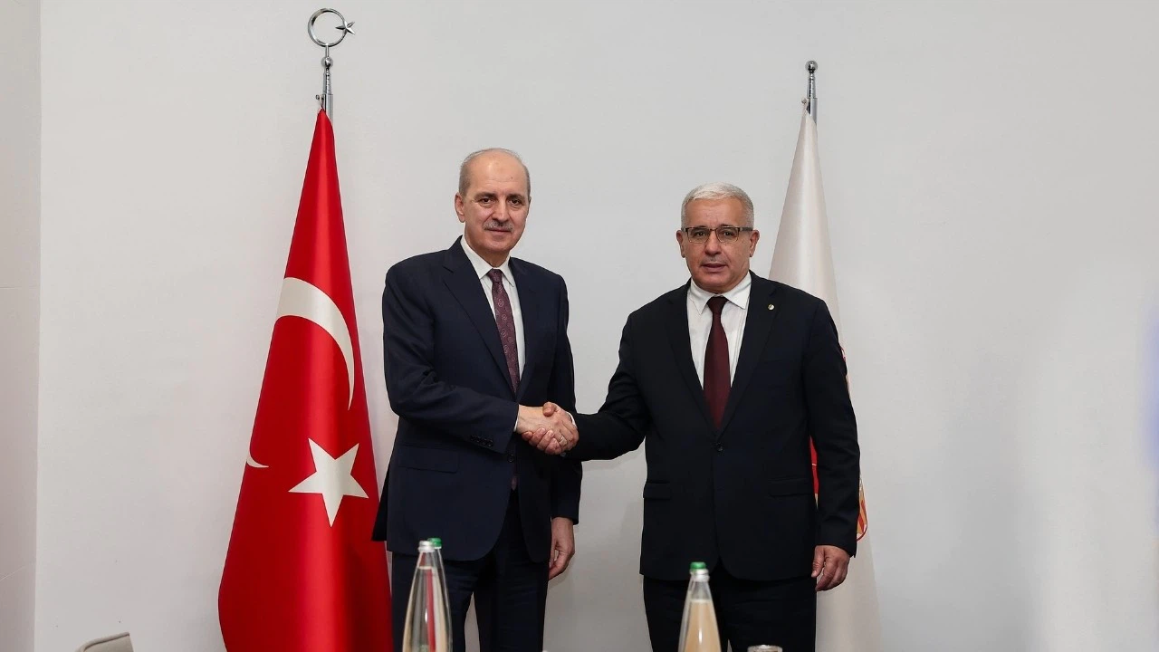 TBMM Başkanı Kurtulmuş Boughali ile görüştü