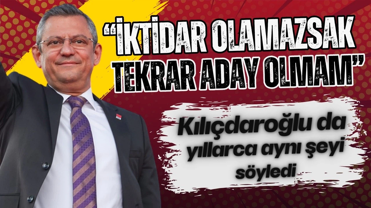 Özgür Özel: CHP'yi iktidar yapamazsam görevde durmam