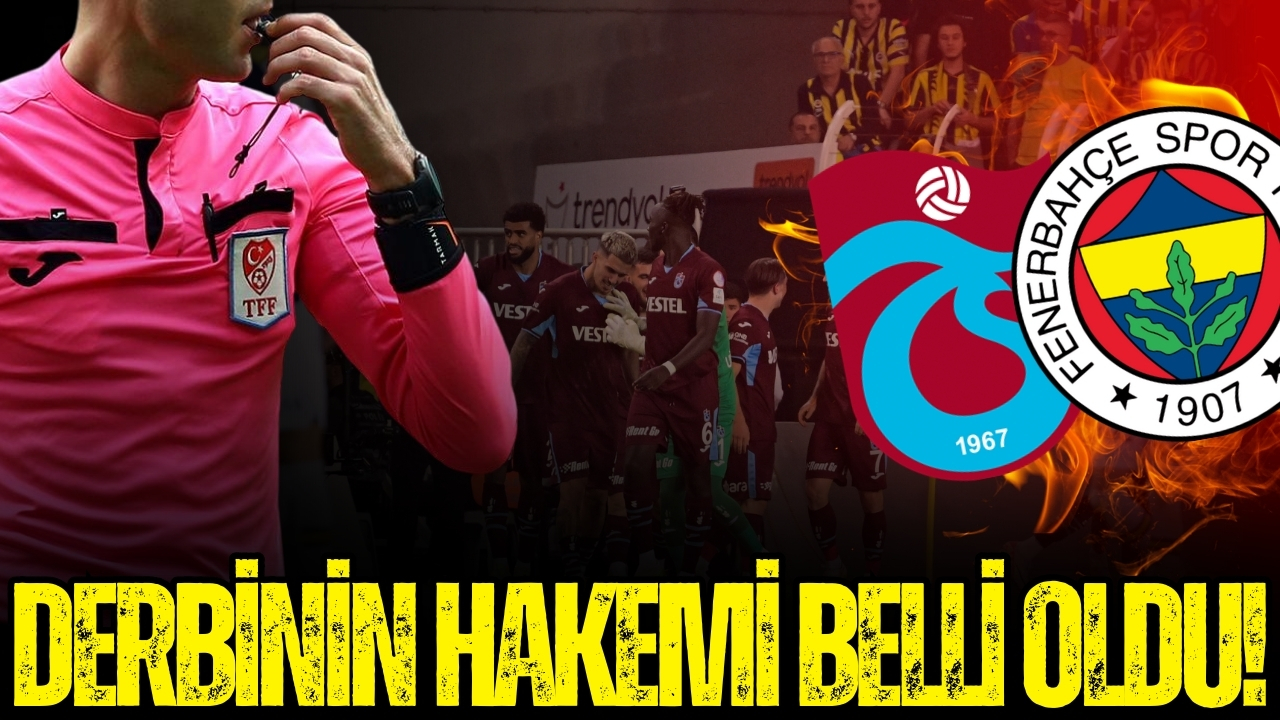 Derbinin hakemi beli oldu!