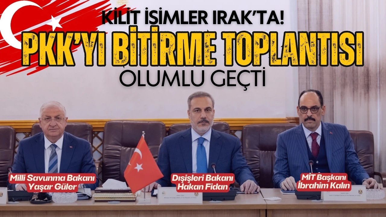 Türkiye ve Irak'tan ortak bildiri: "PKK güvenlik tehdidi"