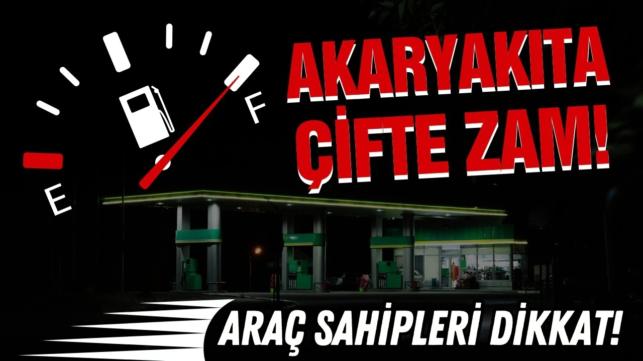 Benzine ve motorine bir zam daha!