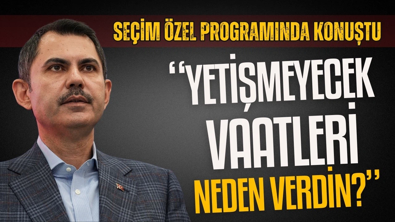 Murat Kurum'dan İmamoğlu'na tepki!