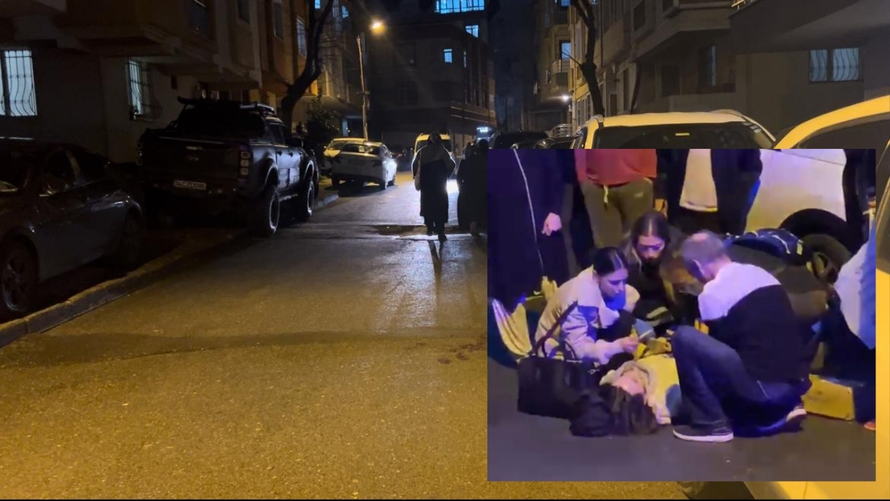 Çekmeköy'de sokak ortasında kadına silahlı saldırı