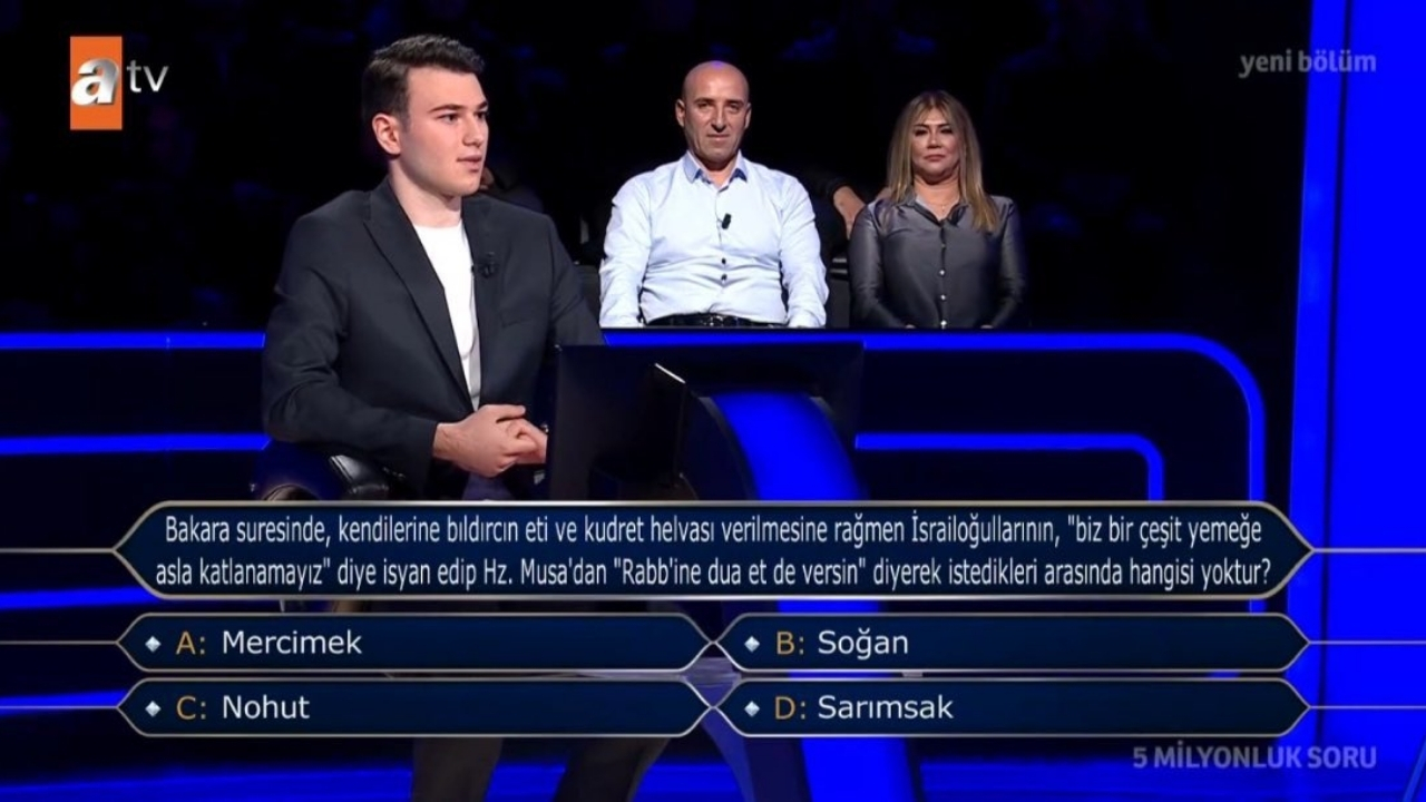 Kim Milyoner Olmak İster’de 5 milyon TL sahibini buldu!