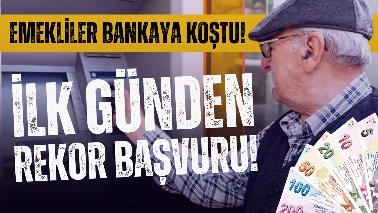 Emeklilere banka promosyonu müracaatında rekor!