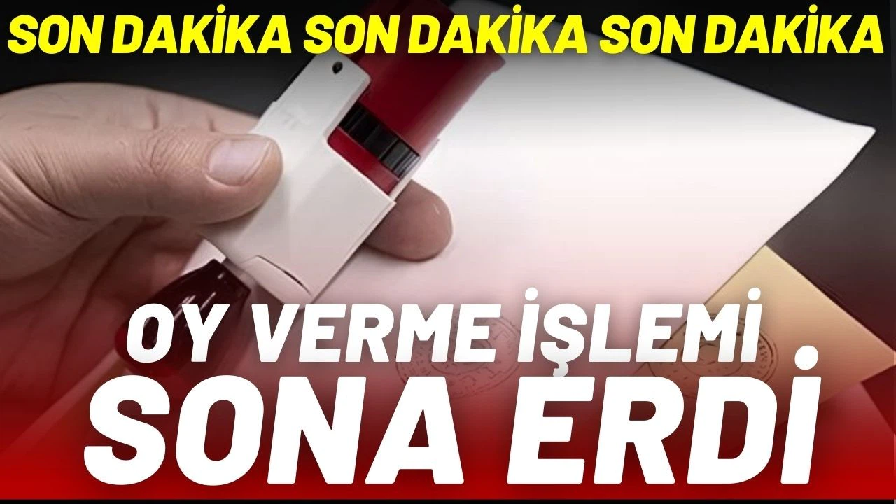 2024 Yerel Seçimleri sona erdi