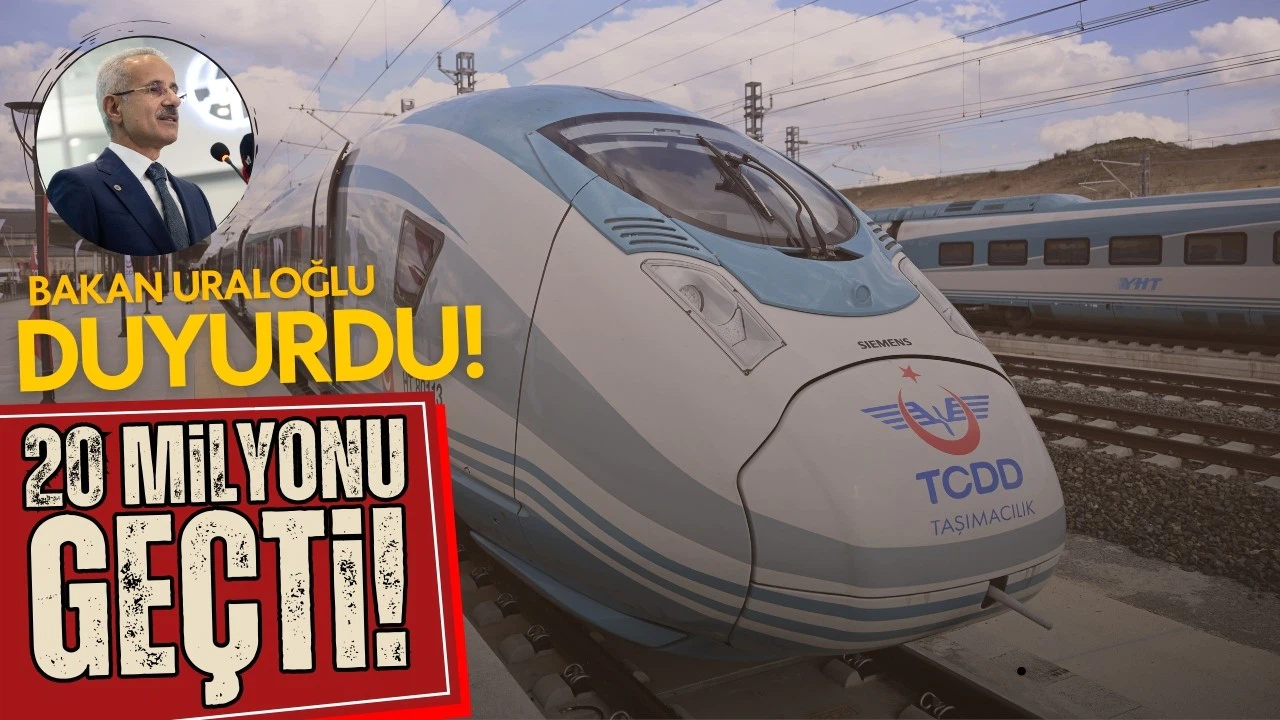 Ankara-Eskişehir YHT'nin yolcu sayısı 20 milyonu geçti