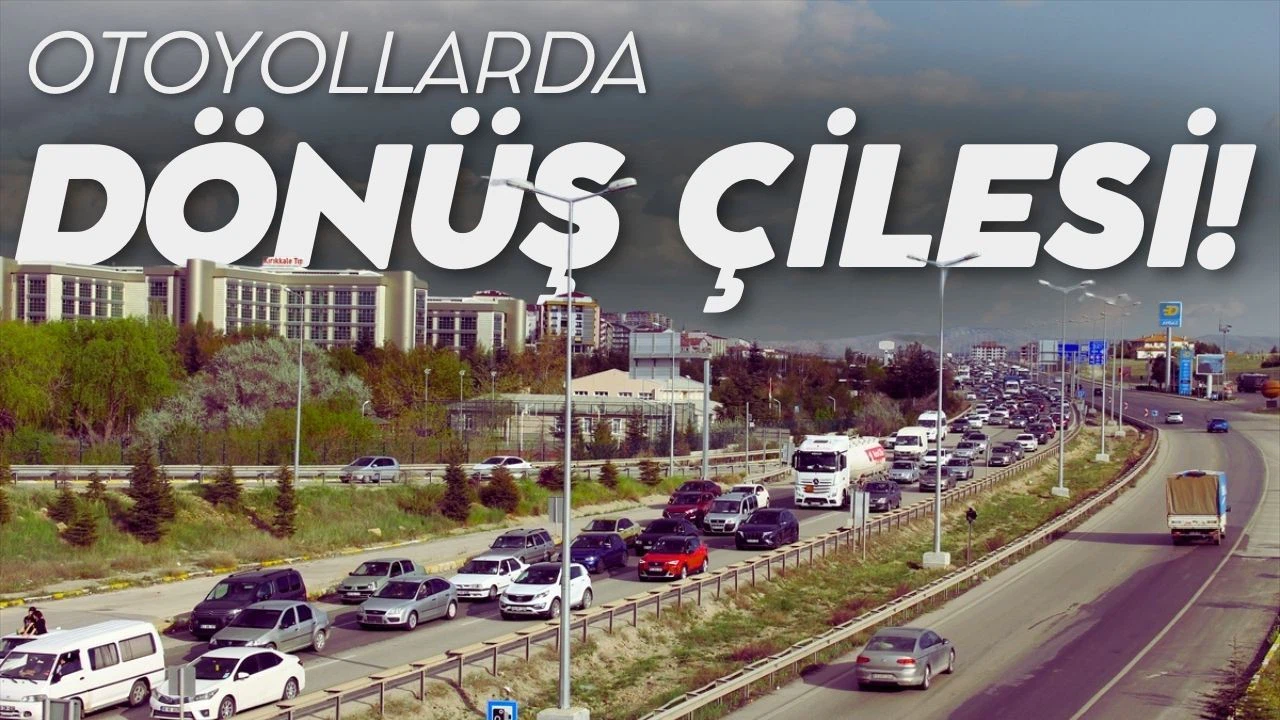 Tatilciler dönüş yolunda yoğunluk oluşturuyor