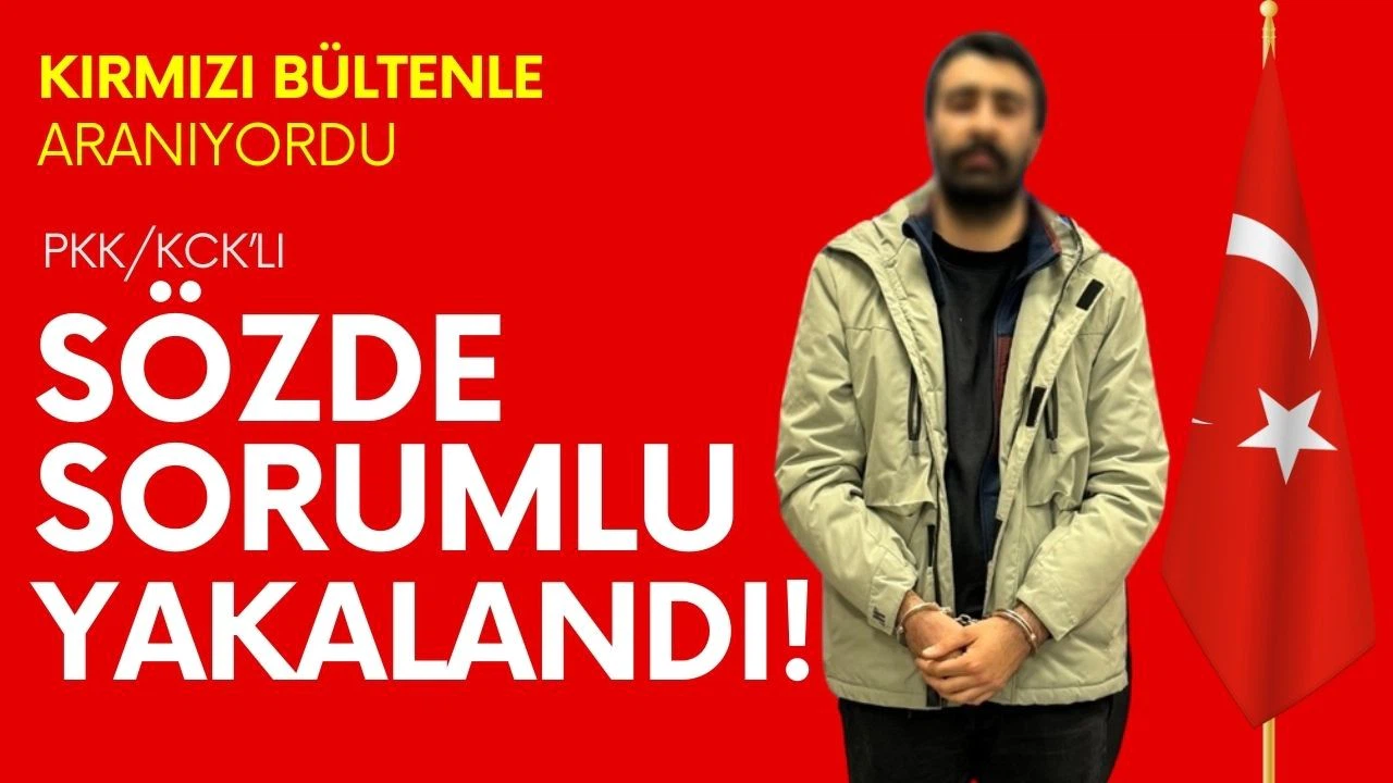 PKK/KCK'nın sözde "gençlik kolu sorumlusu" yakalandı!
