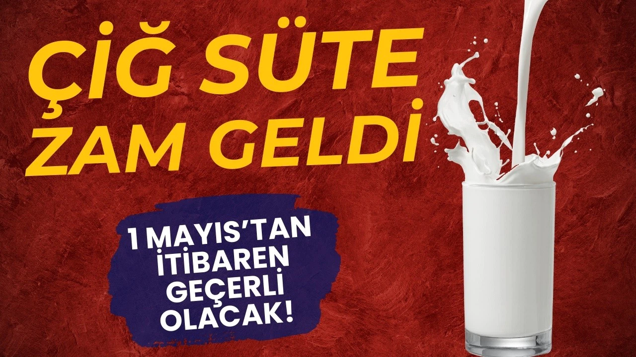 Sütün tavsiye fiyatına yüzde 8,5 zam geldi!
