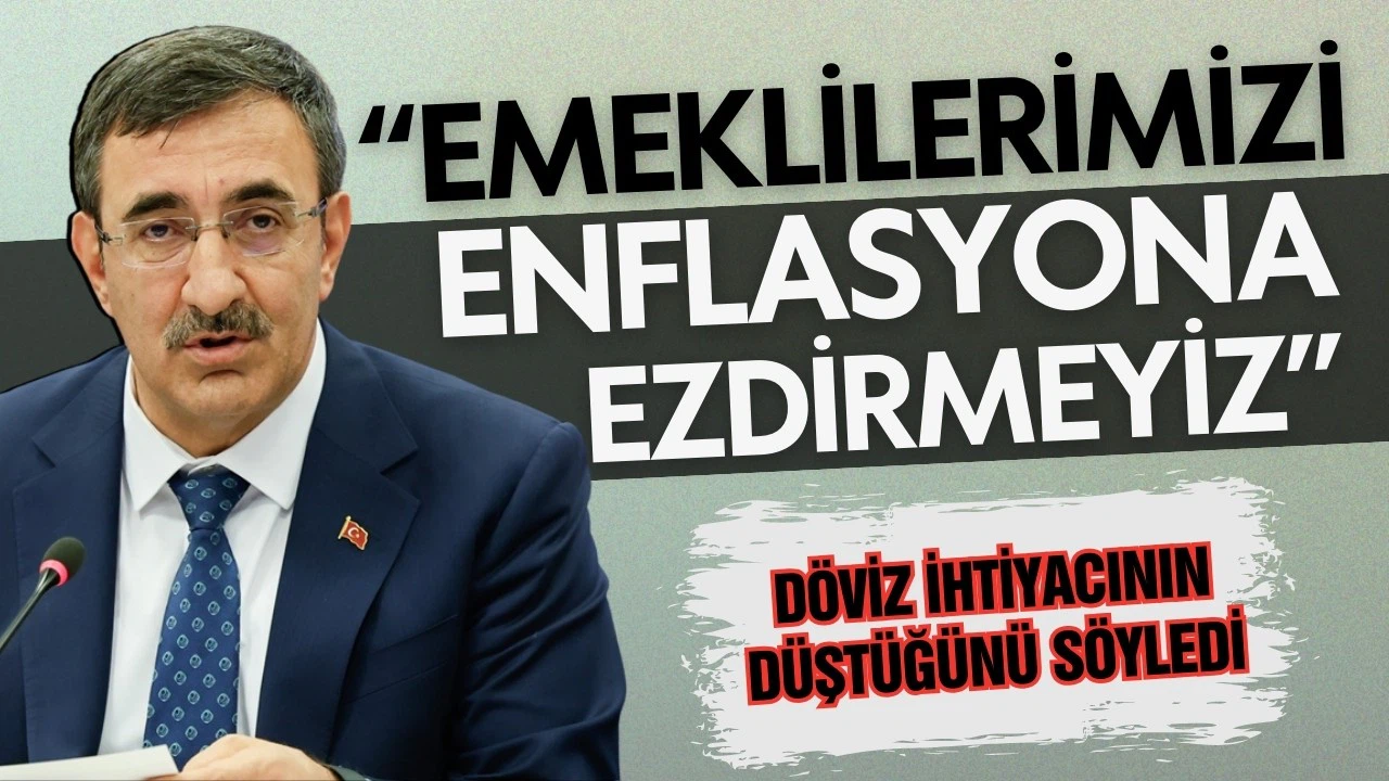Cevdet Yılmaz: Emeklilerimizi enflasyona ezdirmeyiz