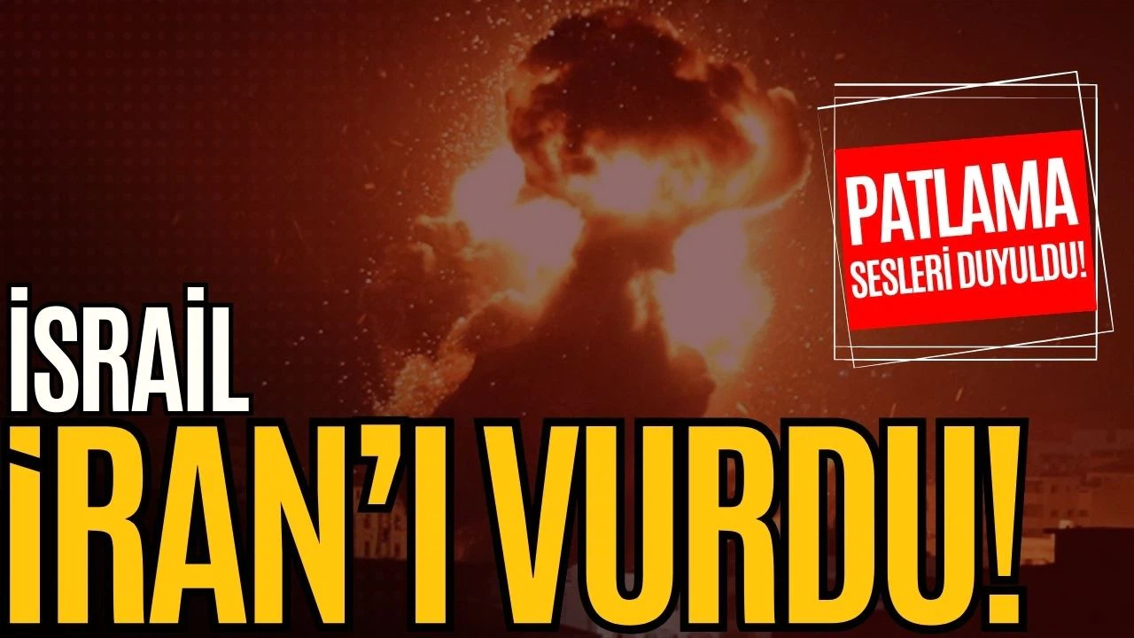 İsrail'den İran'a misilleme! Patlama sesleri duyuldu!