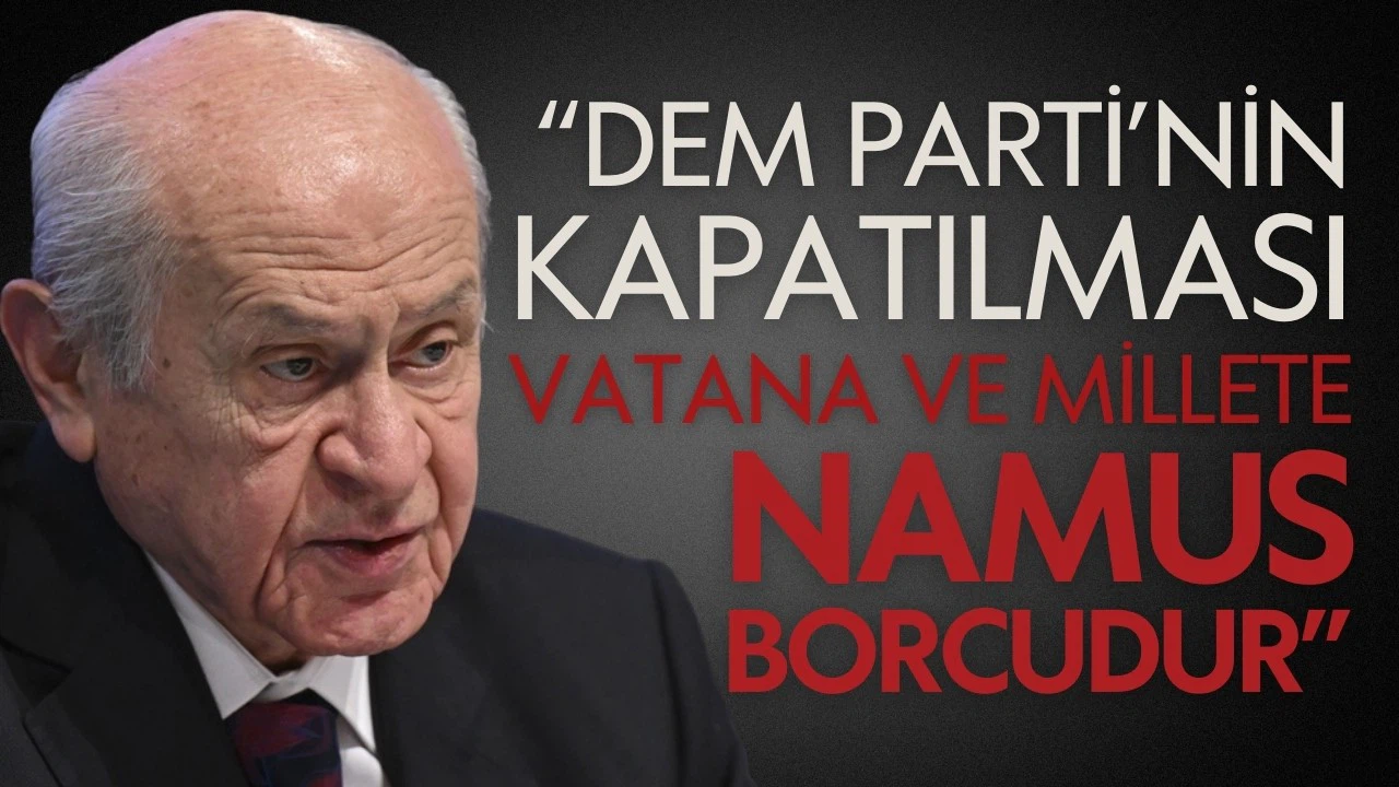 Bahçeli, 'DEM'lilere ateş püskürdü!