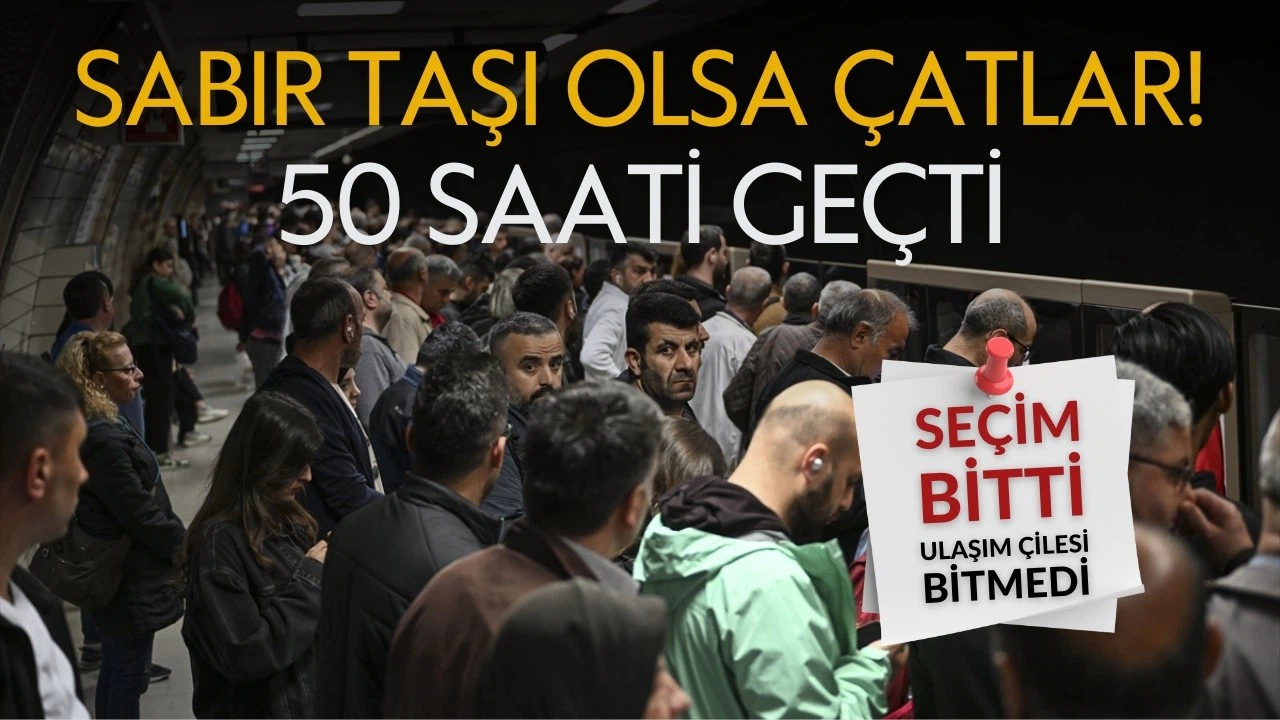 Metro arızası meydana geleli 50 saati geçti!