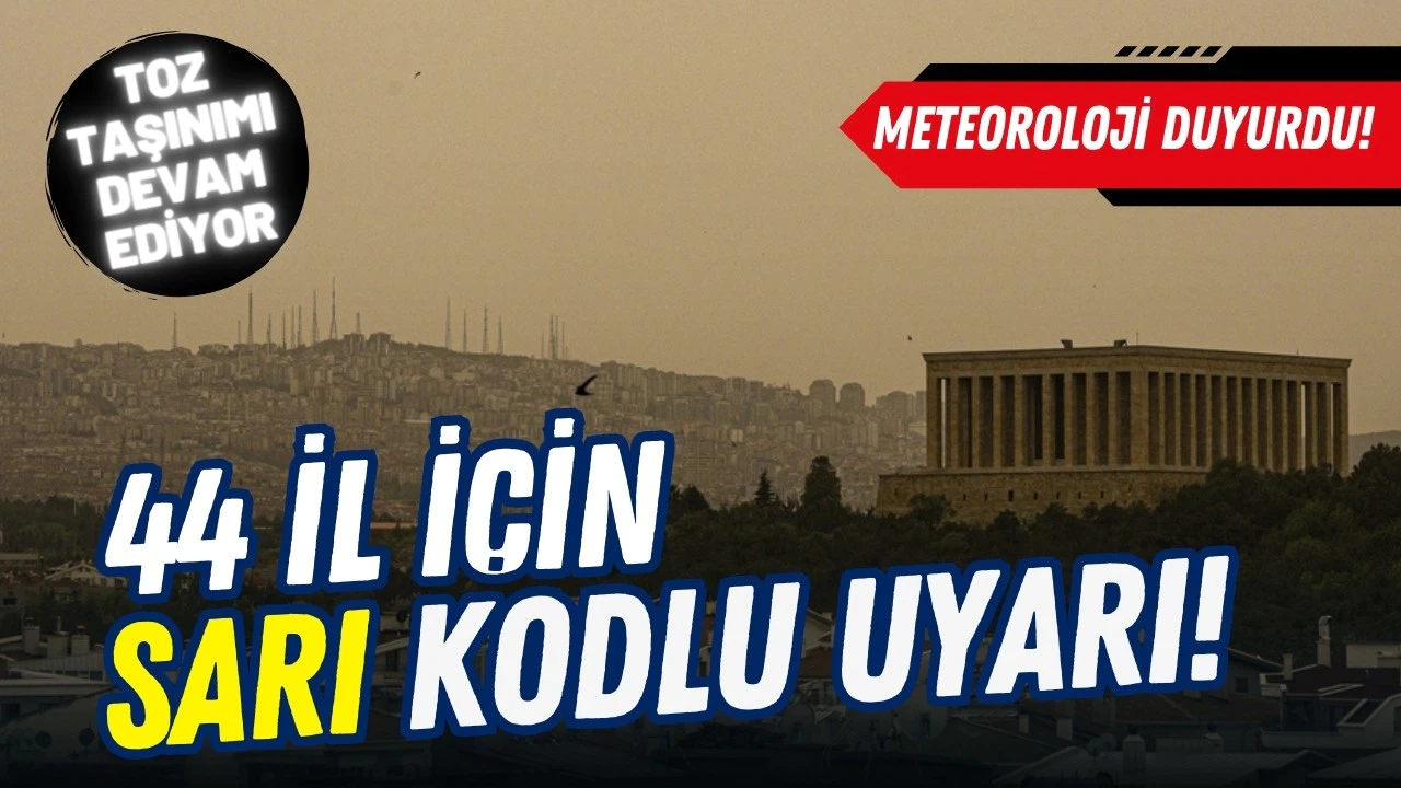 Meteoroloji'den 44 ile sarı kodlu uyarı!